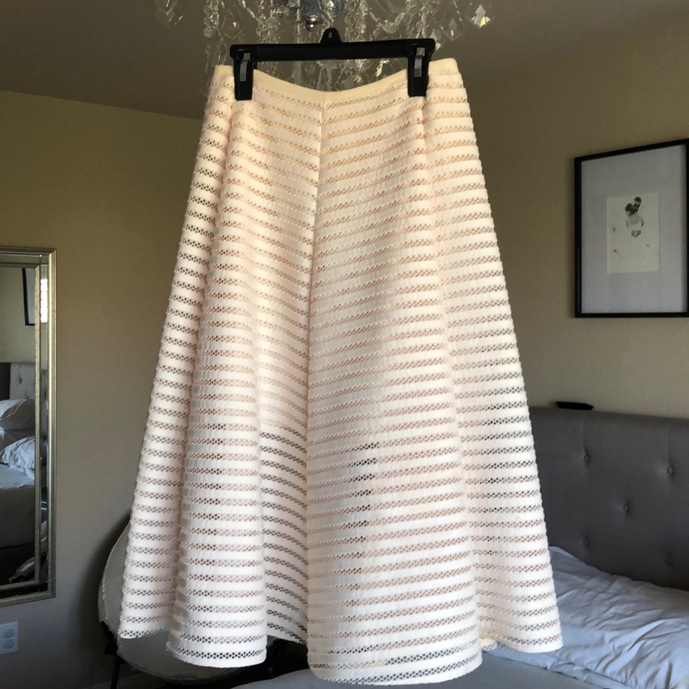 Off white/cream midi skirt